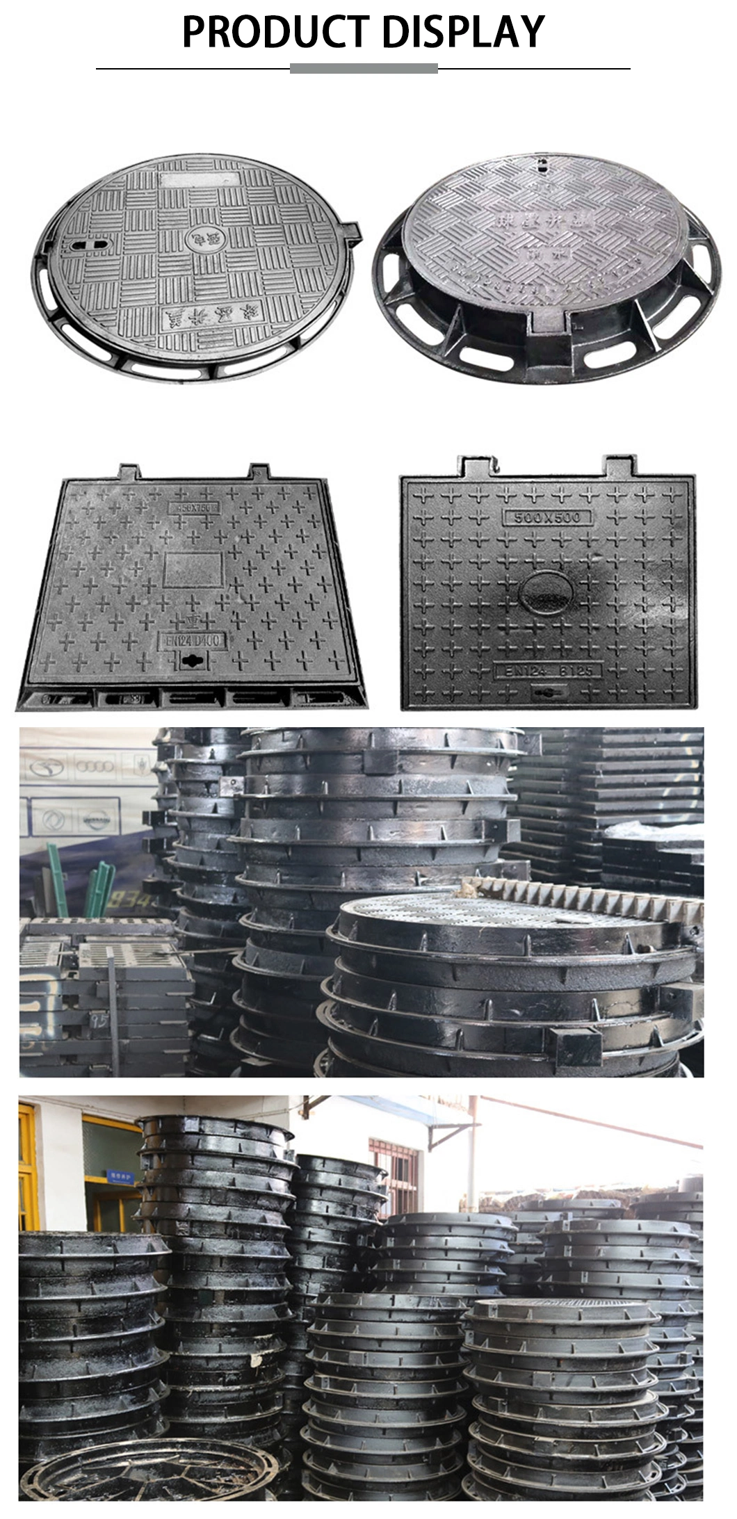 Ductile Iron Manhole Cover Rainwater Grate