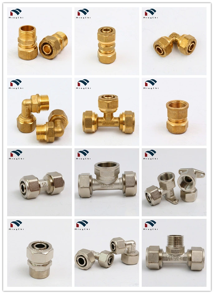 Mingchi Factory Price Pex Pipe Fittings Al PE Al Pex Al Pex Pipe Fittings Brass Fittings