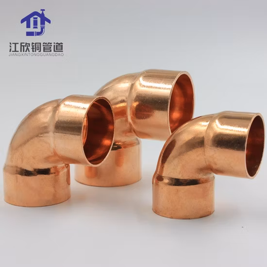 Copper Welding Coupling Tee Elbow U-Bend Refrigeration Pipeline Fitting