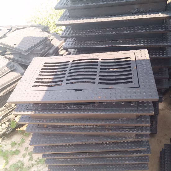 Rejilla de protección de tapa de boca de hierro dúctil, piezas de hierro dúctil, rejilla de árbol