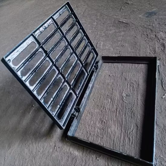 Tapa de pozo de hierro fundido dúctil y rejilla de sumidero para sistema de drenaje