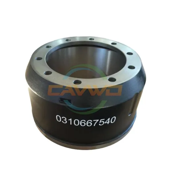 Tambor de freno de piezas de repuesto para automóvil pintado/revestido de alta calidad, personalizado, suministrado de fábrica, para eje de remolque